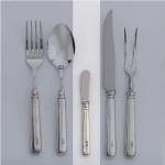 Inglese Pewter Butter Knife Care & Use:  Dishwasher safe, low heat, scent-free liquid detergent.